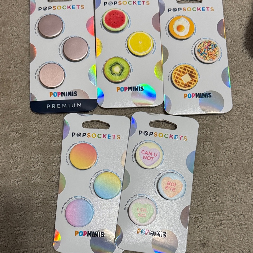 Pop sockets Galore! New and used